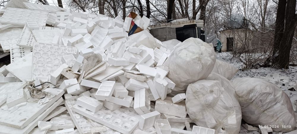 Отходы пенопласта