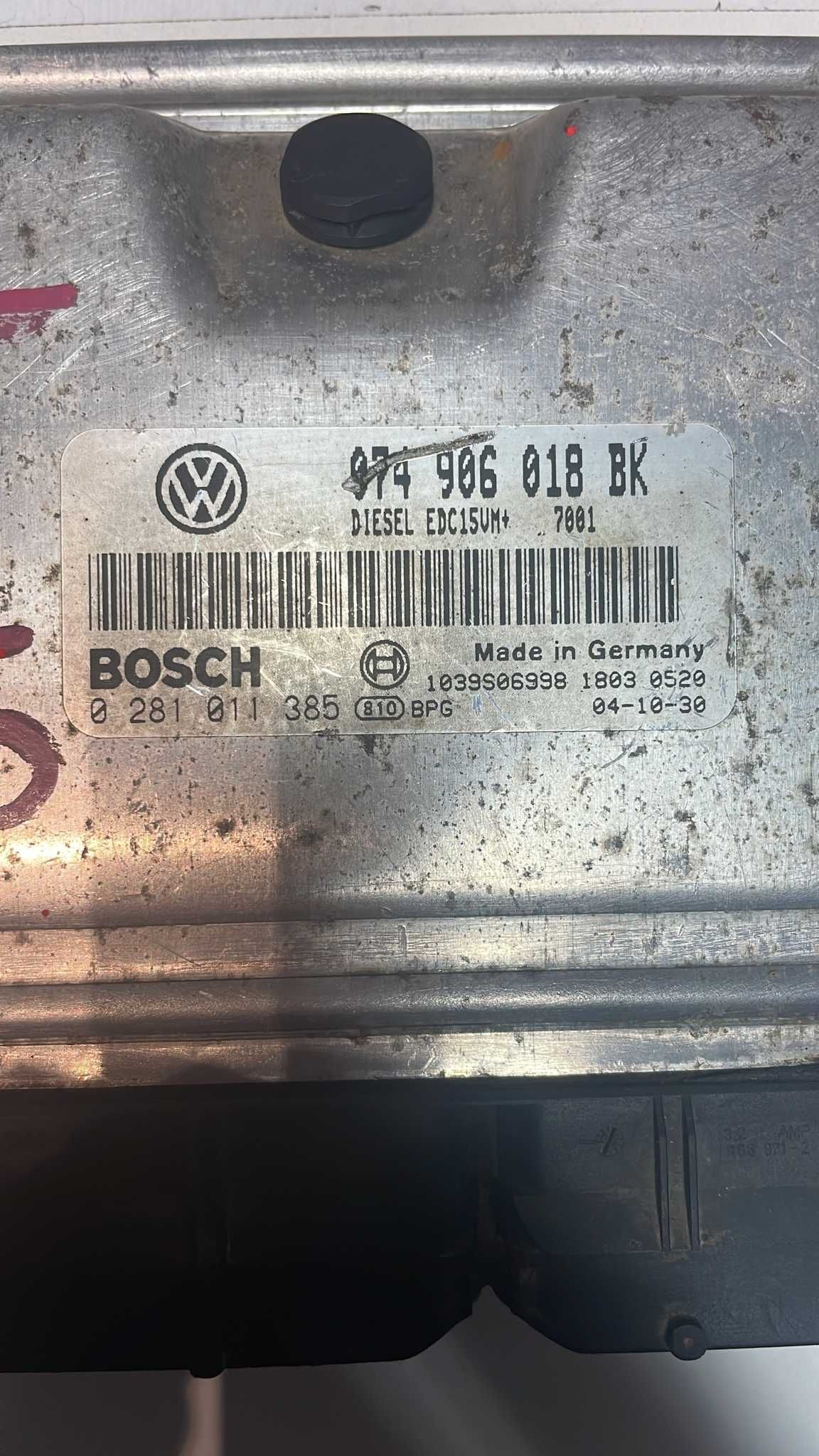 ECU Calculator motor VW LT 2.5 tdi 074906018BK 0281011385 EDC15VM