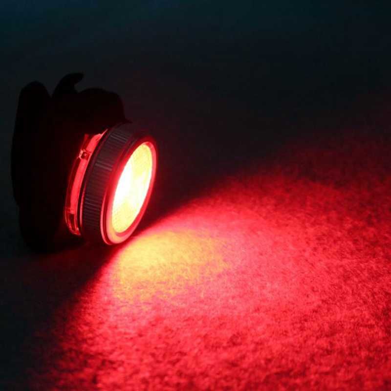 /2 в 1/ LED фар и стоп за велосипед, Бяла и червена светлина, USB
