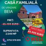 De vânzare casă familială în Beia
