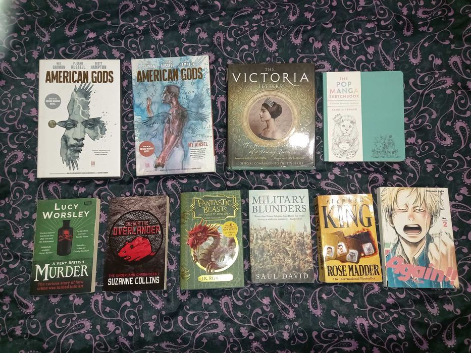 Книги на английски език- American gods, Rose Madder