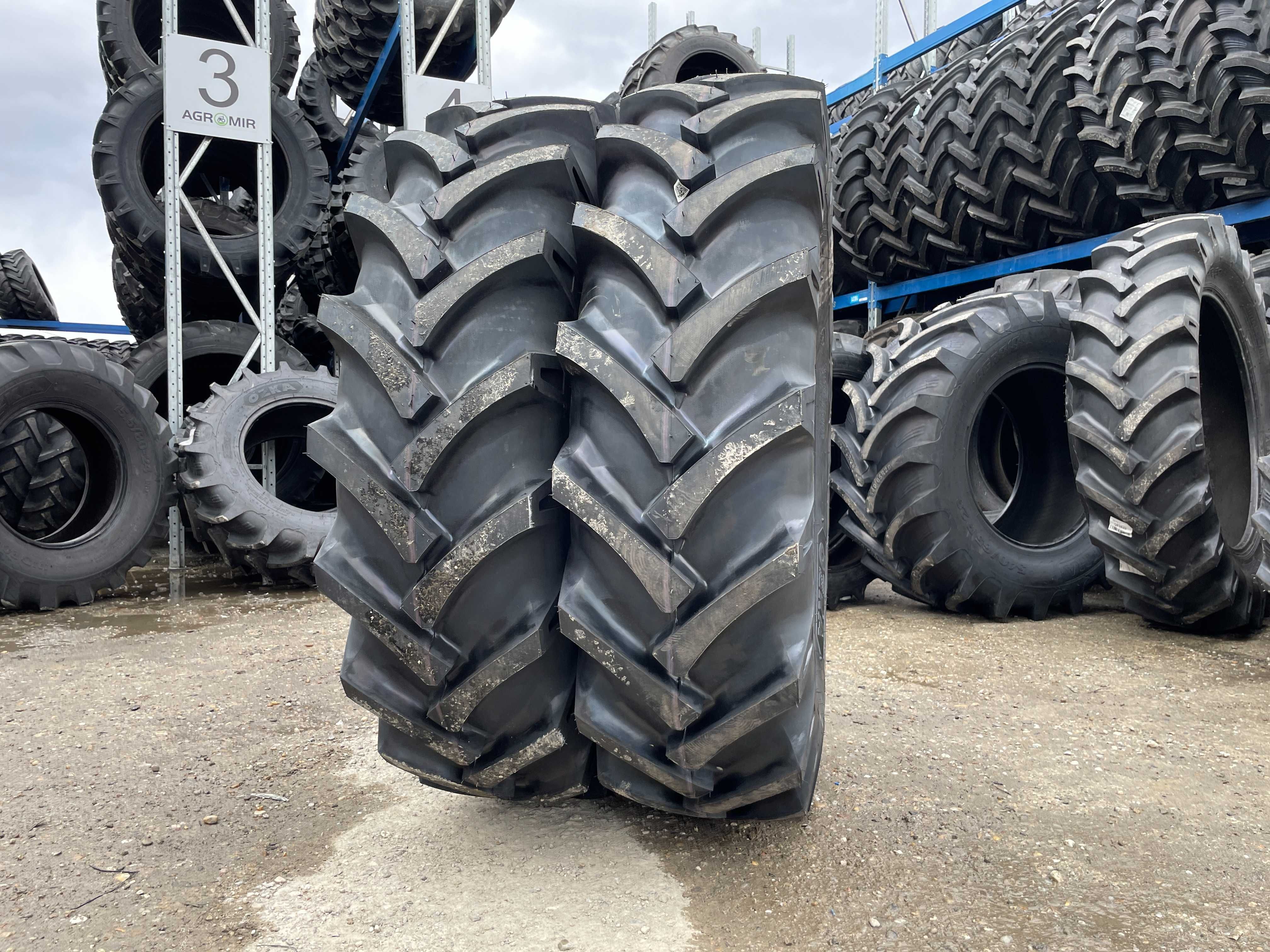 Anvelope noi 14.9-30 cu 10 pliuri marca OZKA pentru tractor spate