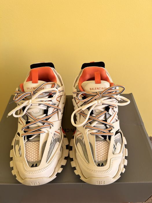 Balenciaga track white-orange