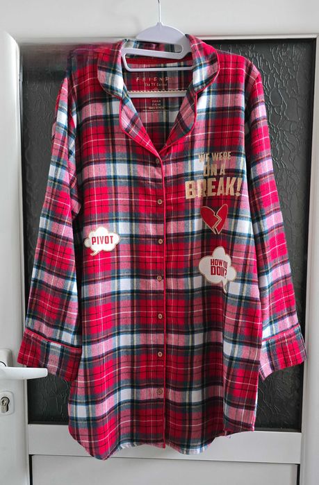 Дамска карирана риза туника размер 38-40