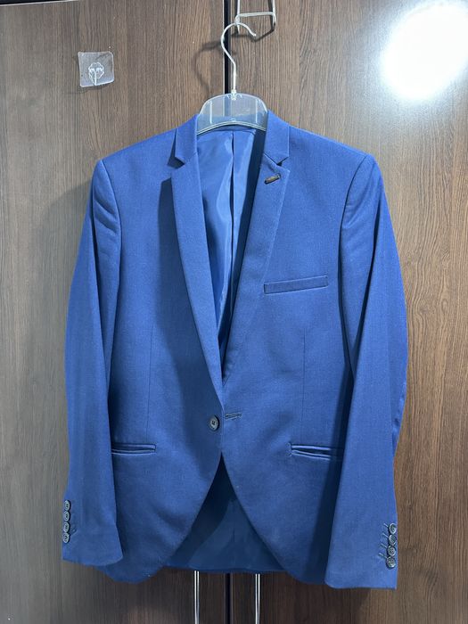 Sacou barbati albastru