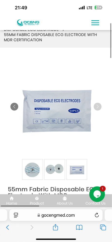 Электроды для холтер ЭКГ. Holter lipuchka EKG elektrodlar