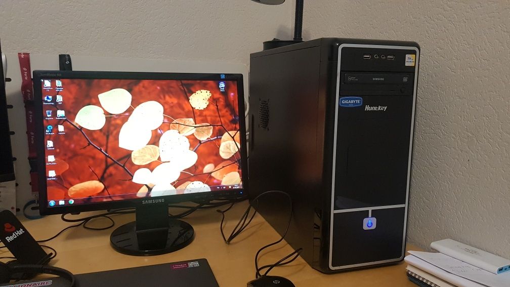 Системный блок Core 2 duo и монитор Samsung SyncMaster 943