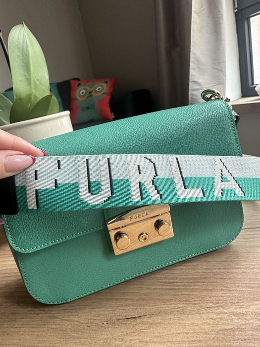 Чанта Furla Metropolis Crossbody Emerald