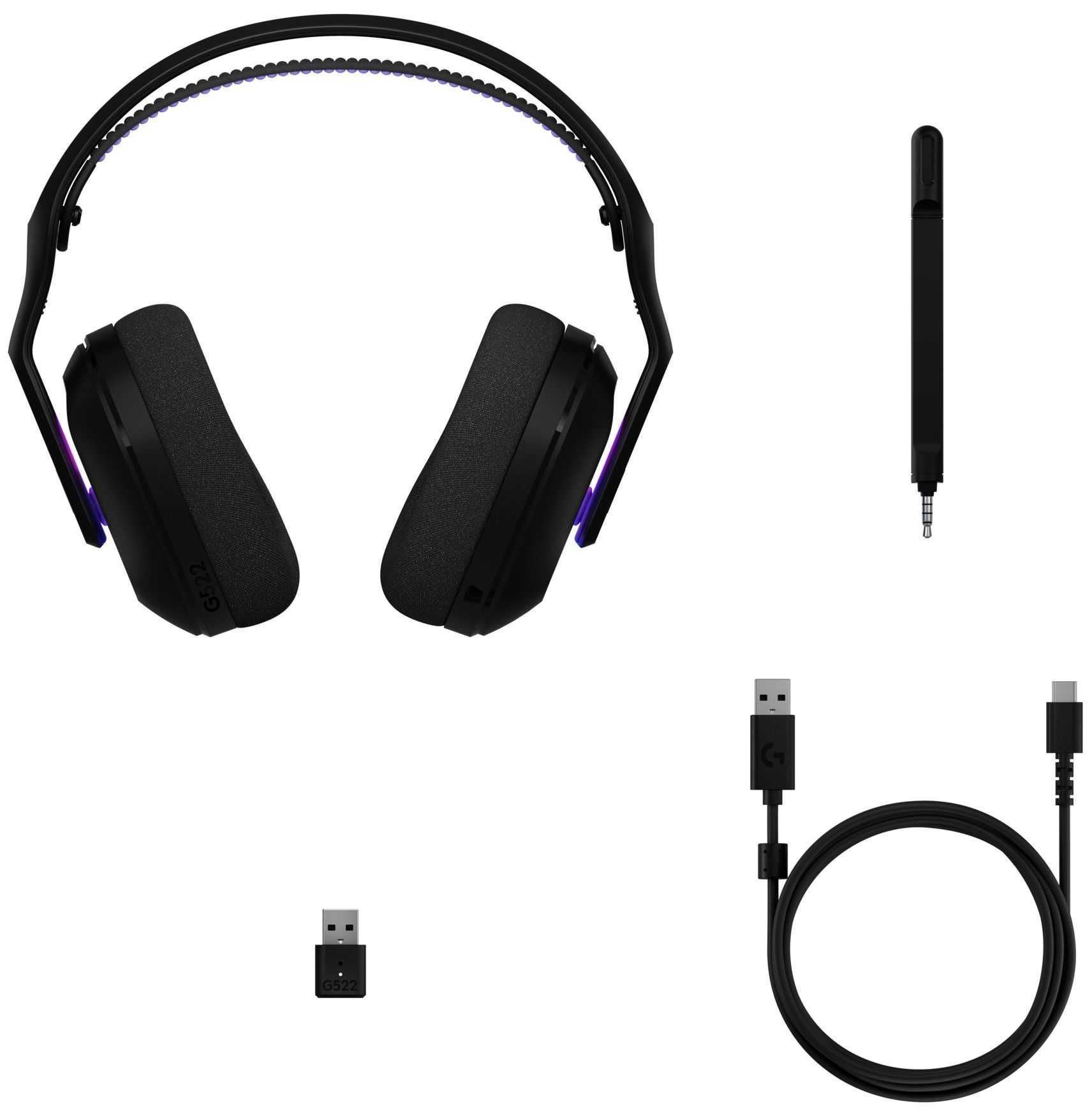 Casti gaming wireless Logitech G522 Lightspeed, wireless/bluetooth