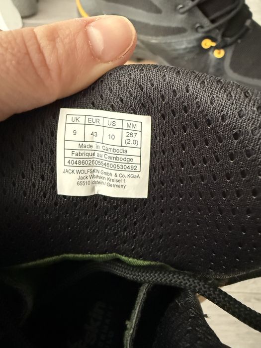 Ghete Jack Wolfskin noi, impermeabile, negru, marime 43