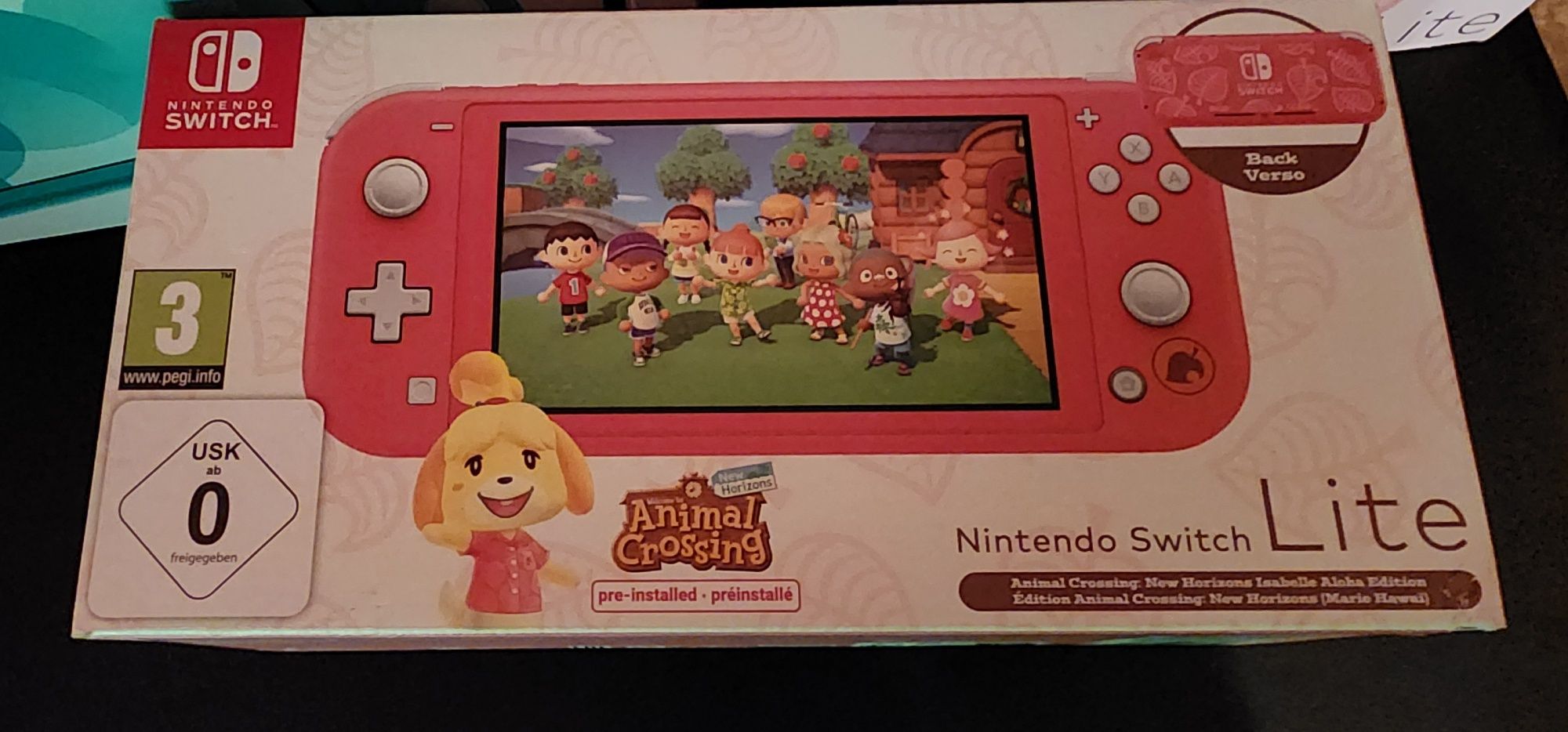 Nintendo Switch Lite Mondat nou card 256gb  instalați orice joc Ninte