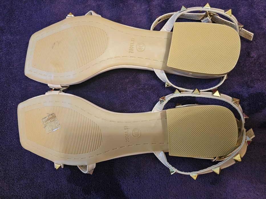 Sandale nude cu tinte 40.5-41