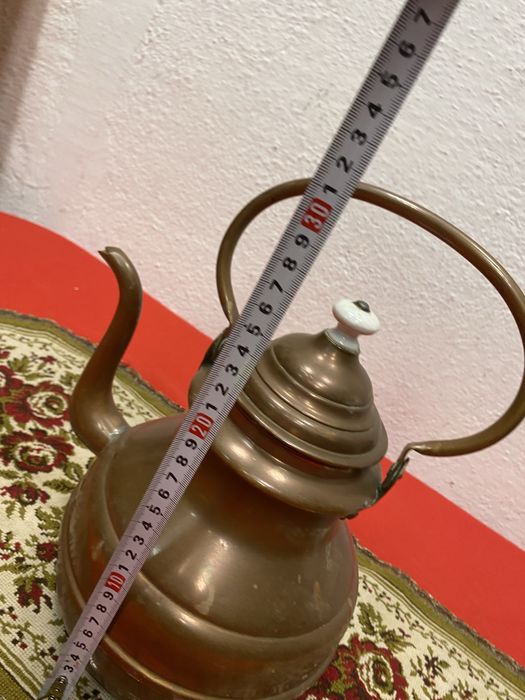 Френски меден чайник 30 см ръчна изработка 1950те години
