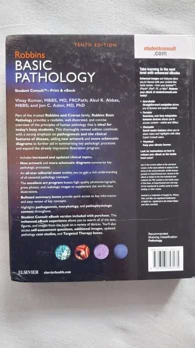 учебник по патология - Robbins Basic Pathology | учебник медицина