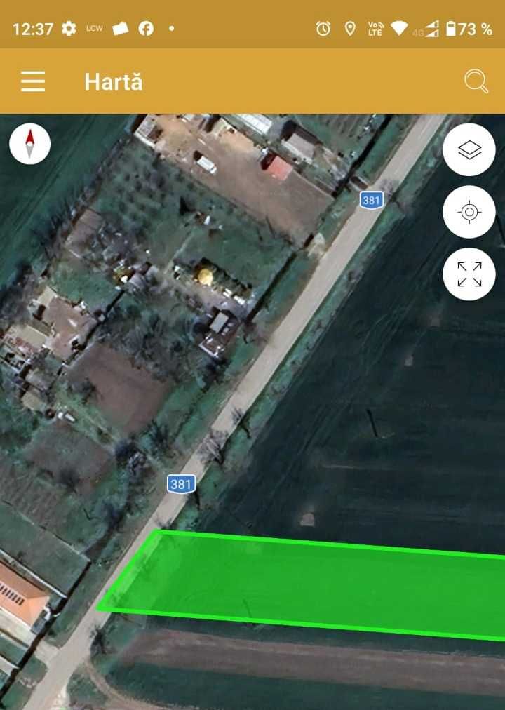 Agigea teren extravilan 2 ha, la sosea