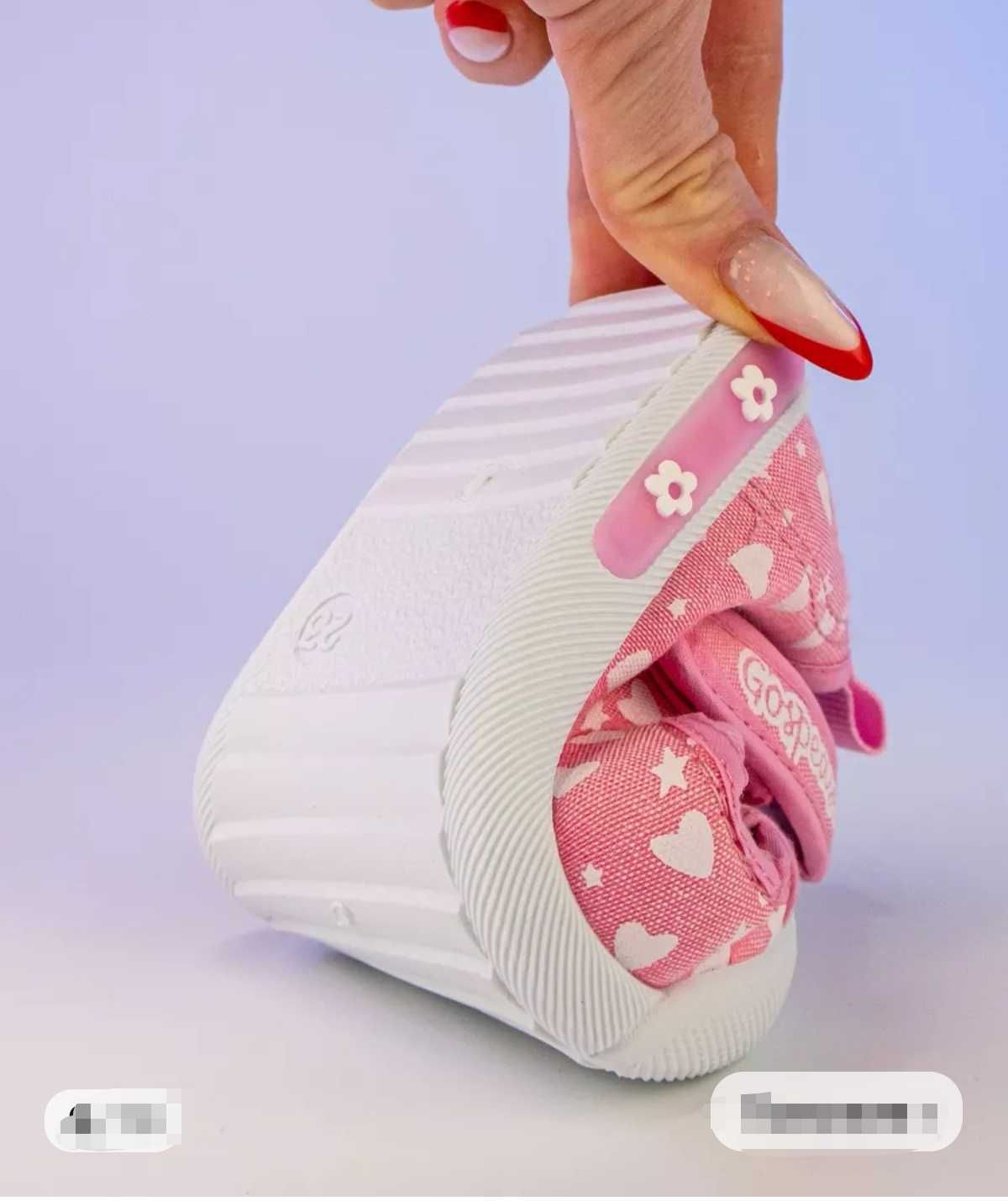 Сандали для девочки розовые текстильные 25 размер (16,5 см по стельке)