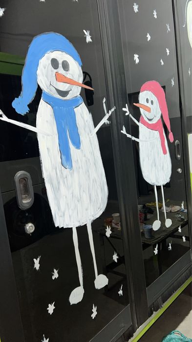 Рисую на стеклах , ойнага расим чизаман