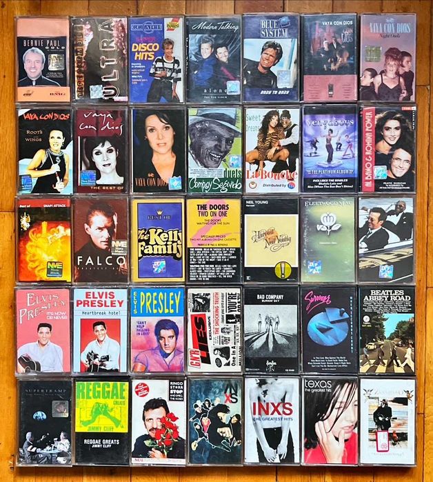 Lot casete orig: Depeche, CC Catch, Vaya Con Dios, Elvis, atb, O. Haza