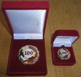 2 значки - 100 години АС-23, лимитирани голяма и малка, ЦСКА