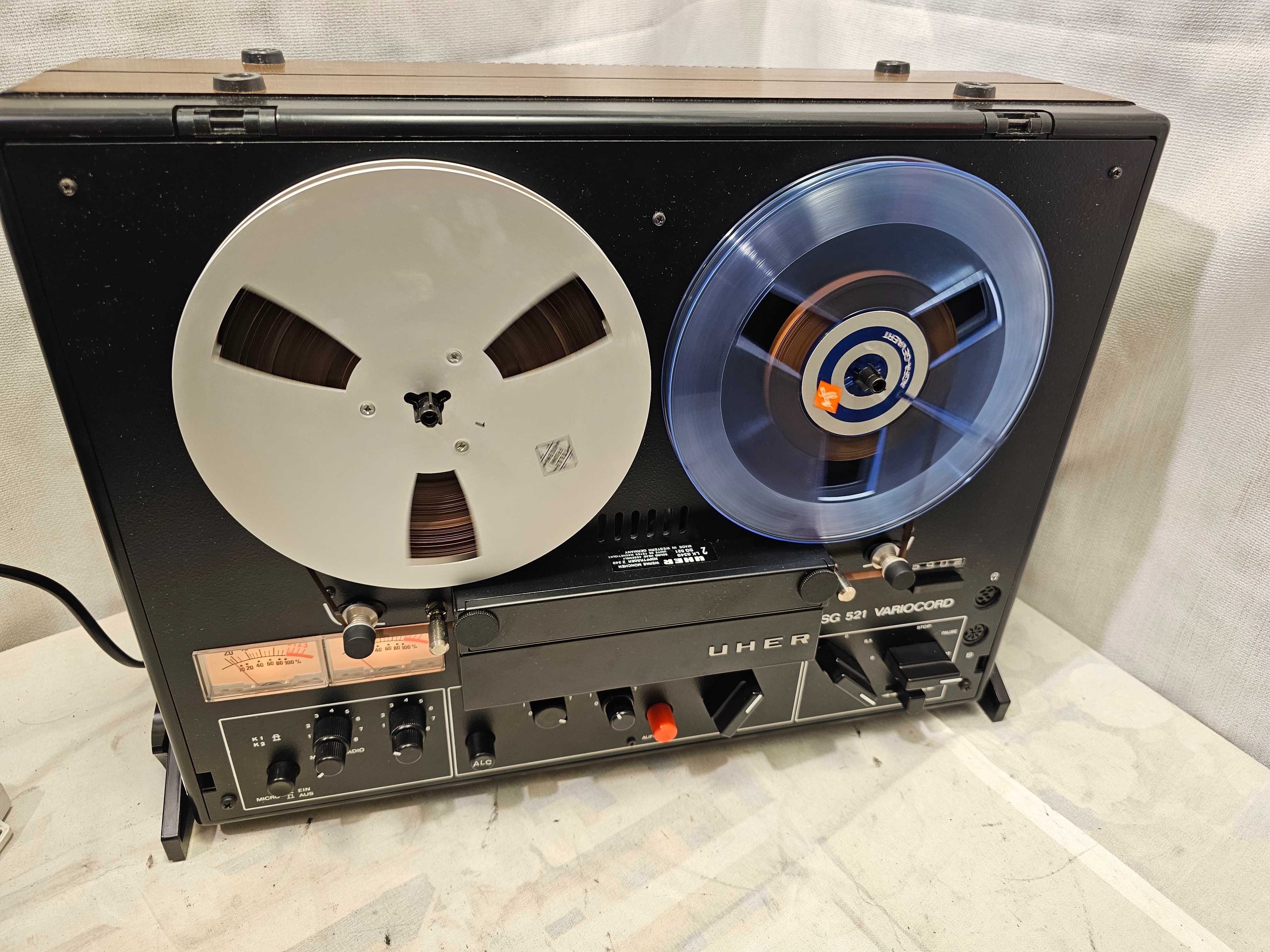 Magnetofon vintage UHER SG 521 Varicord GERMANIA IMPECABIL