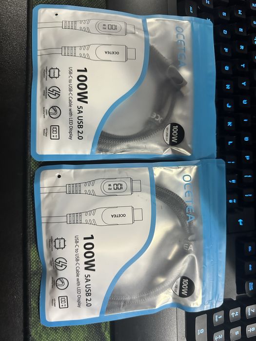 5x Usb C cu power delivery 100w