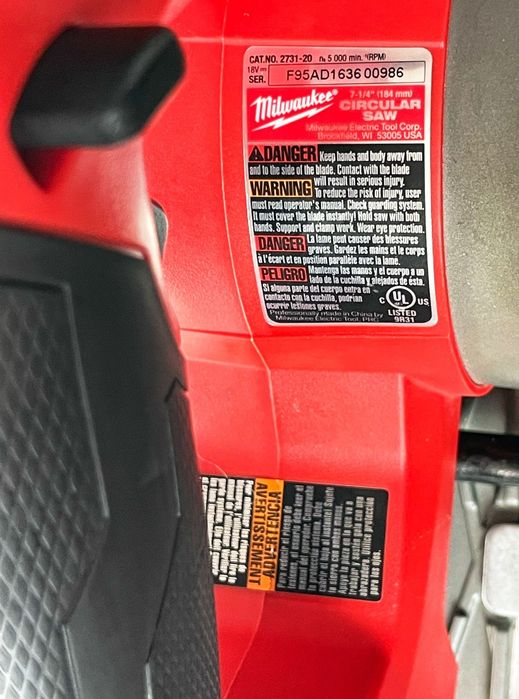 Circular Milwaukee M18