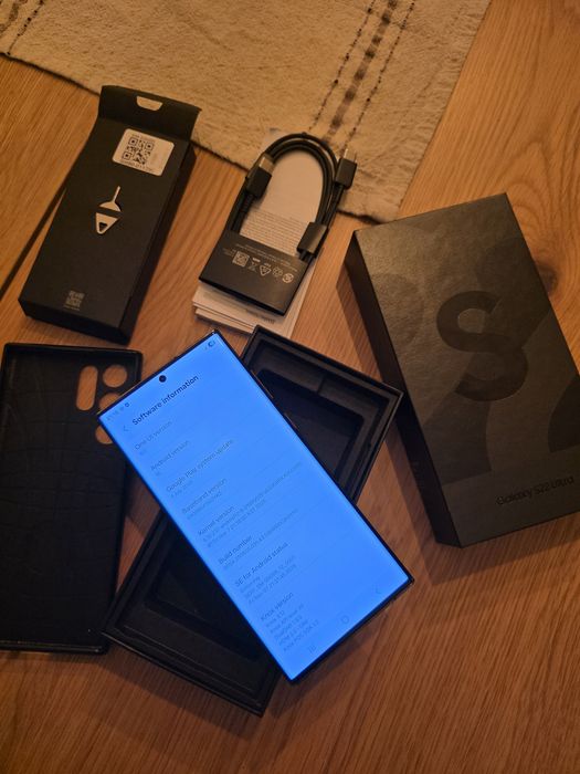 Samsung Galaxy S22 Ultra, Dual SIM, 256GB, 12GB RAM, 5G, Phantom Black