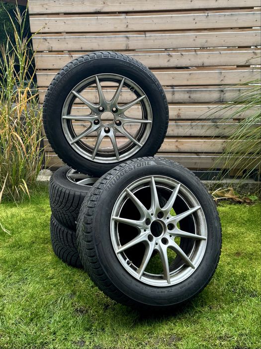 Set jante originale mercedes c klass a si b, 205/55/16 iarna ca noi