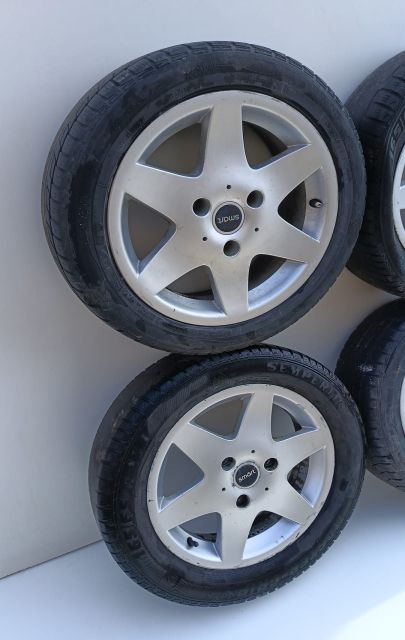 Set jante aliaj Continental 15 toli Smart Fortwo prima generatie