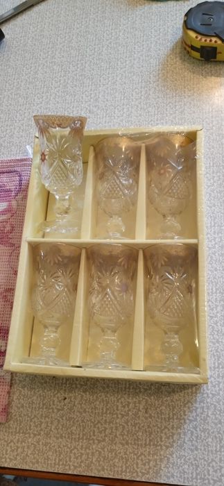 Рюмки новые стекло смотрите фото