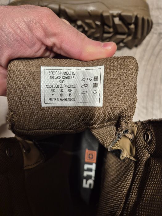 Vand bocanci militari 5.11, talpicul 29 cm