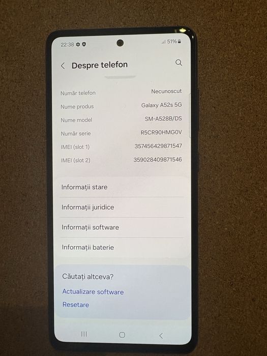 Samsung A528 Galaxy A52S 5G dual sim 128 Gb ID-XXL2745