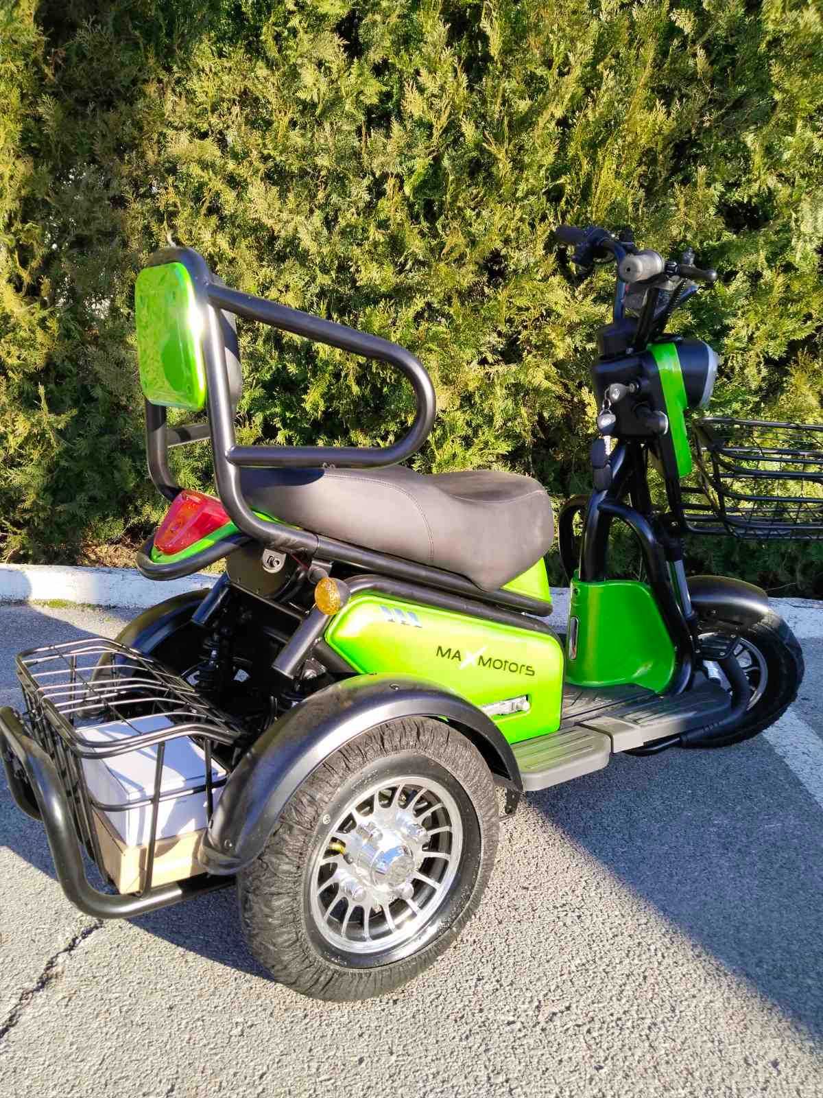 Електрическа триколка Pudding GREEN 1800W-48V-20Ah
