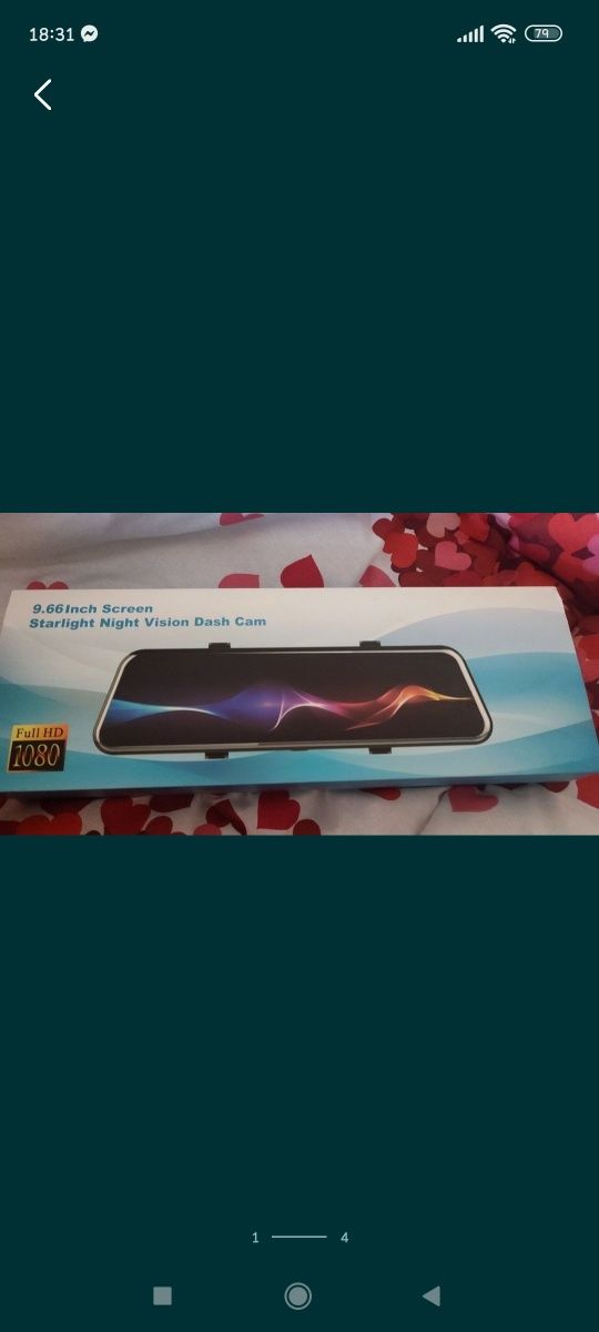 Starlight night vision dash camera
