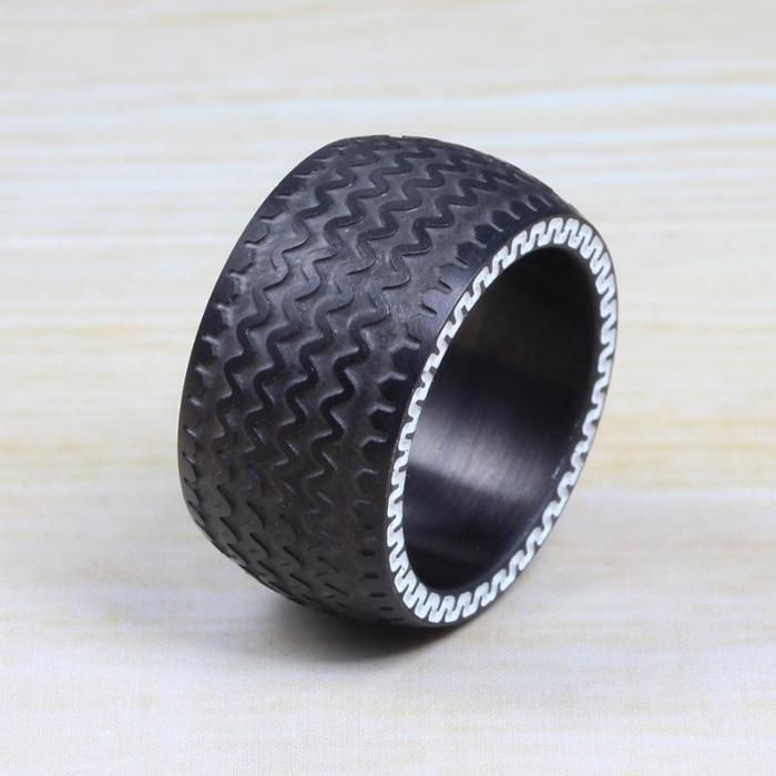 Inel inox biker power rock gothic punk fashion ring