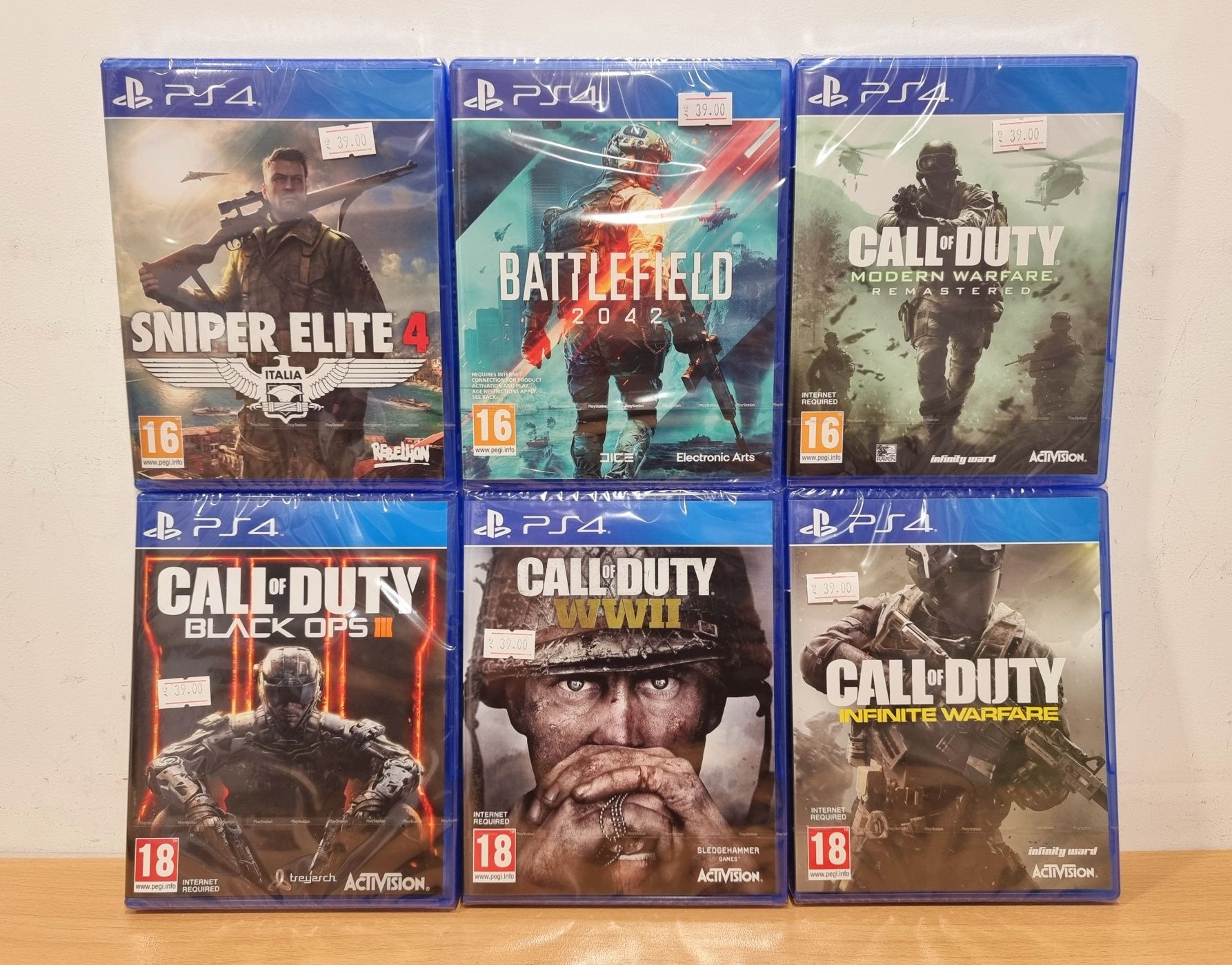 Военни игри Call of Duty,Battlefield,Sniper Elite за PS4