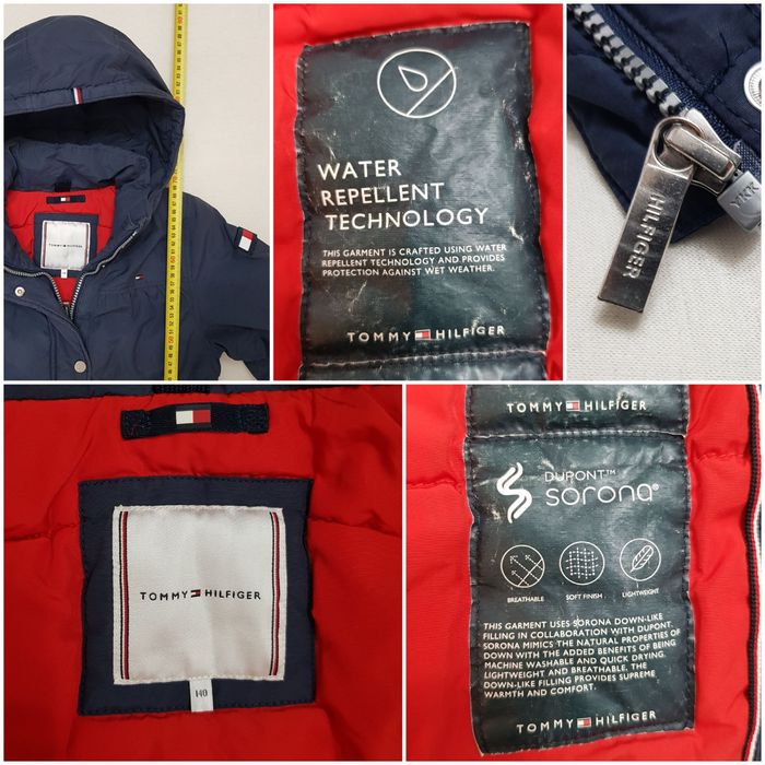 Geaca Tommy Hilfinger Sorona Parka, groasă de iarnă, nr 140 (kids)