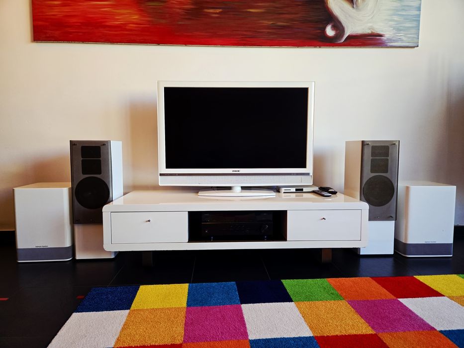 Braun ADS M9 Albe impreuna cu 2 subwoofere HK TS2