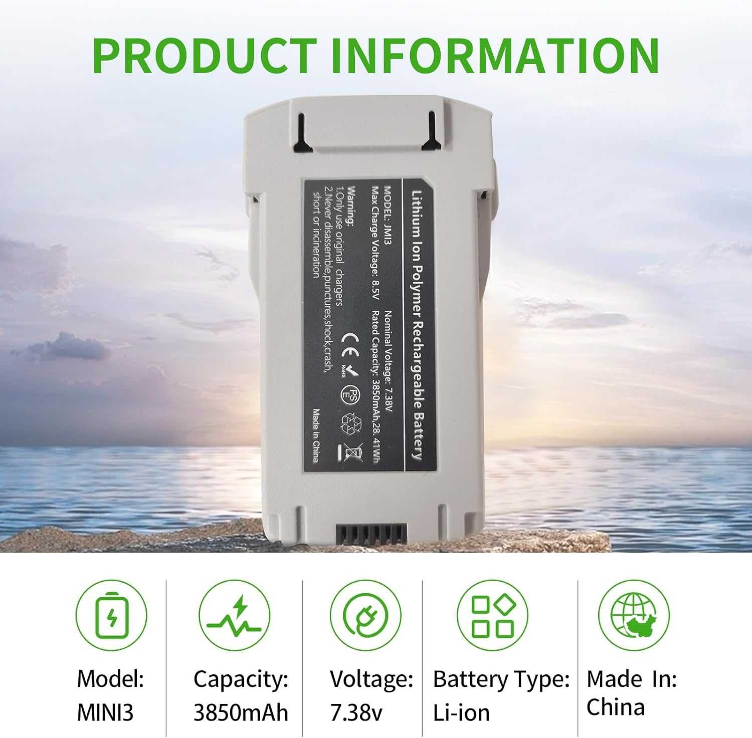 Нова батерия 3850mAh за DJI Mini 3/4 Pro (Plus)