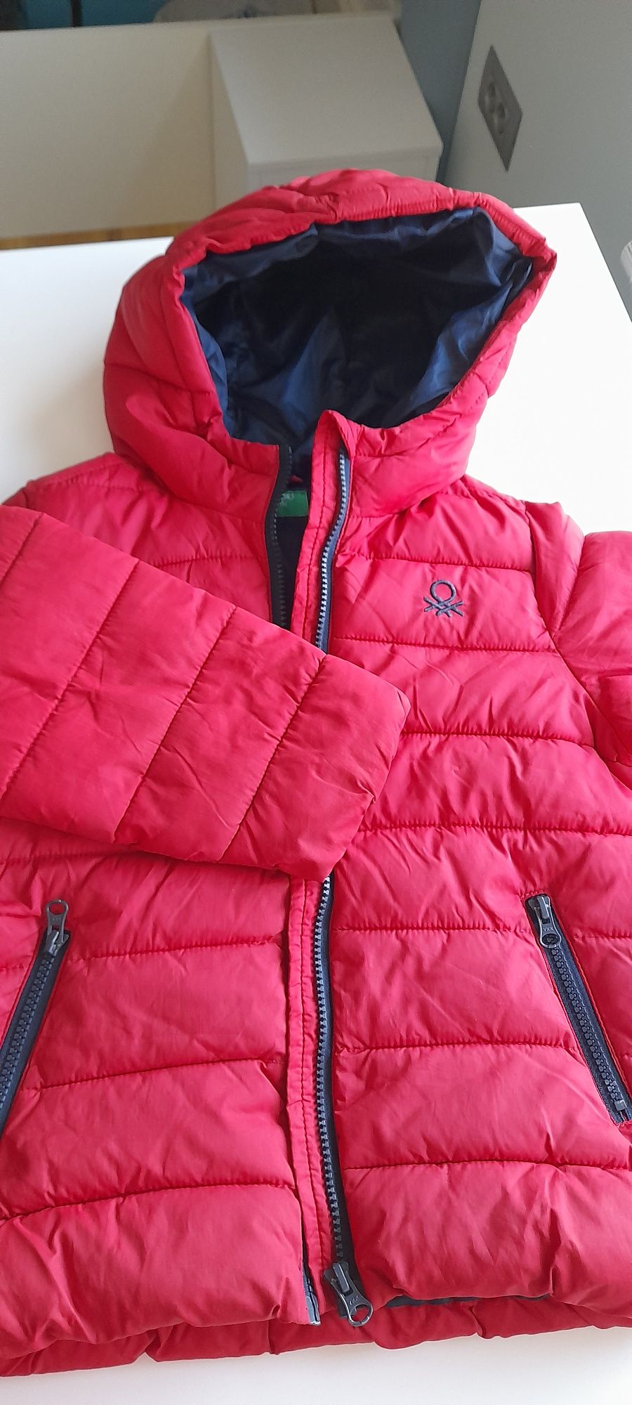 Зимно яке Benetton  5-6 г. плюс полар