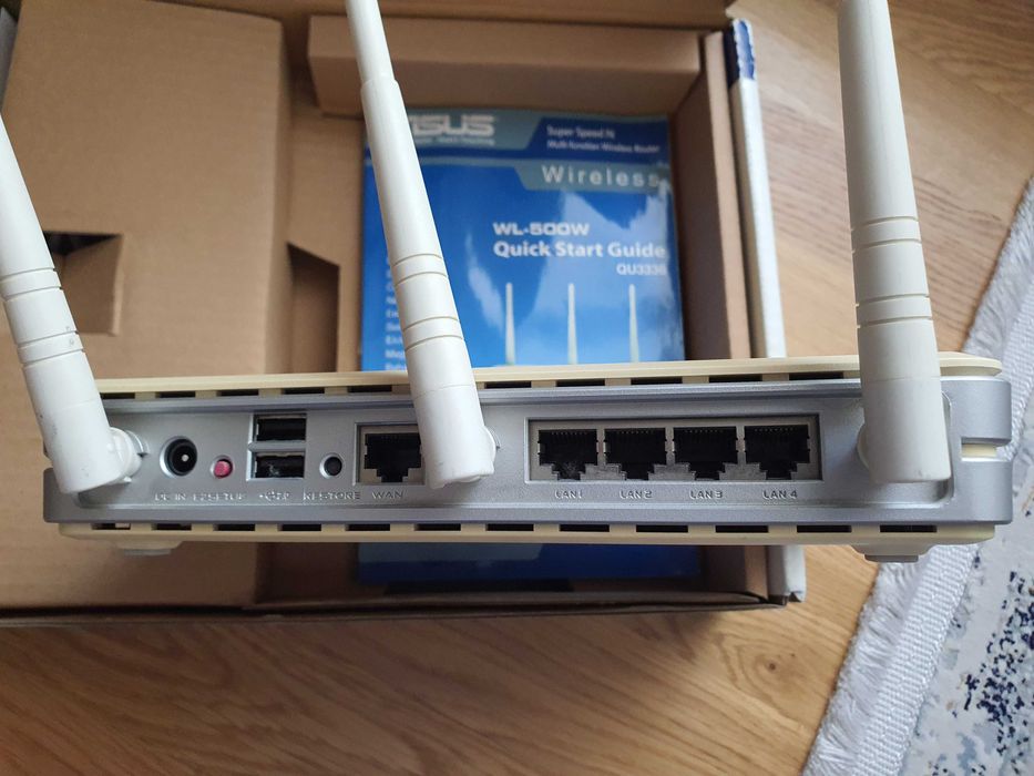 ASUS router wifi WL-500W USB