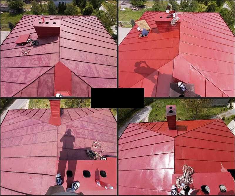 Vopsitor tabla pe acoperis la casa si alte suprafete
