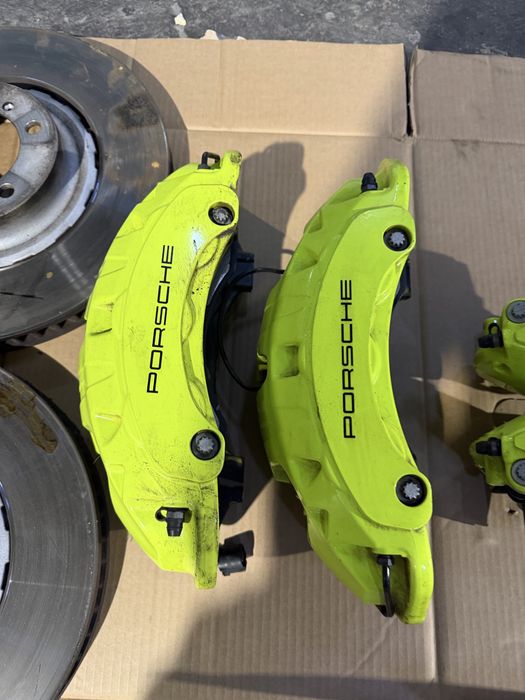 Etriere/Etrieri Frane Discuri Porsche Panamera 390mm Fata/350 Spate