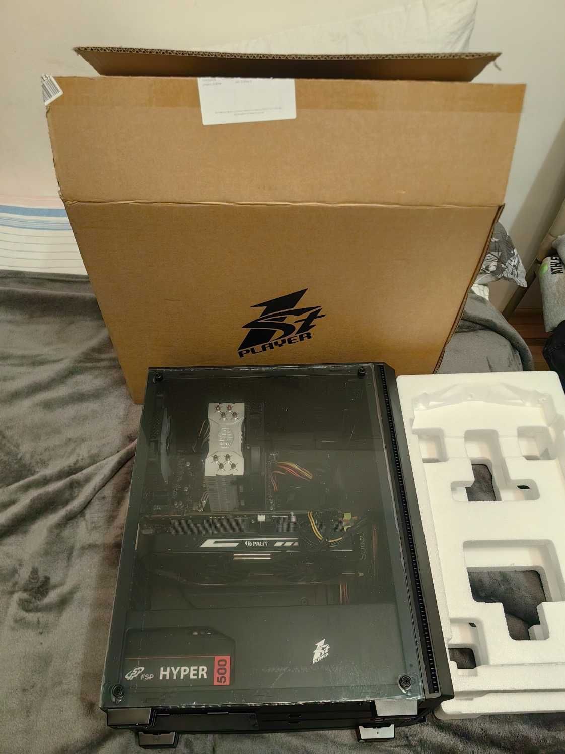 Геймърски компютър i5 8400 GTX 1080 32GB RAM 480 SSD 1TB HDD Гаранция.