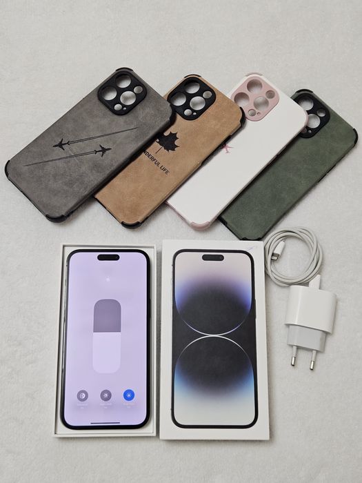 iPhone 14 Pro Max, Space Black, 128 Gb, Stare Foarte Buna