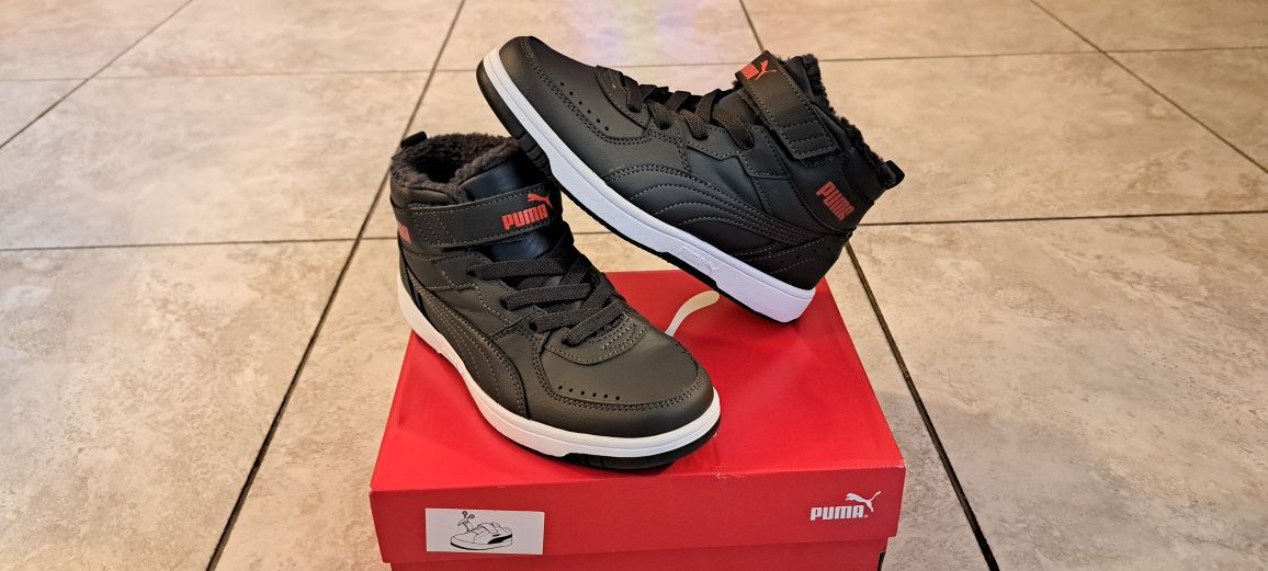 НОВО Puma Rebound Joy Fur PS номер 35 Стелка 21,5 см детски маратонки