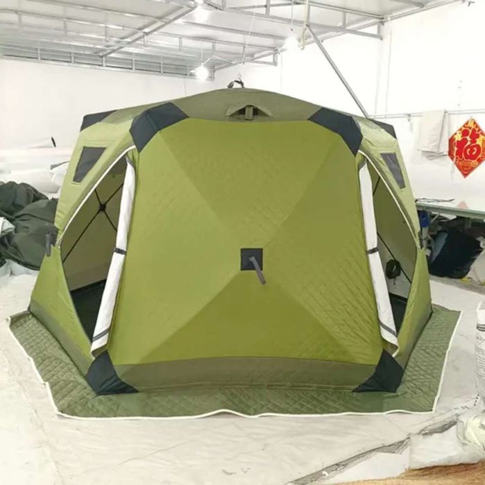 Зимняя трёх слойная шестиугольная, утеплённая палатка.3.5 3.5 .1.85