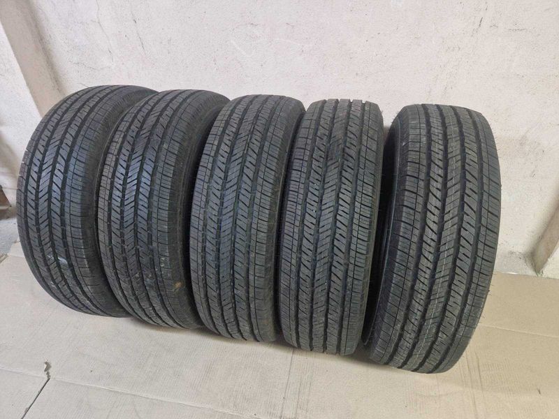 5 броя Bridgestone R18 255/70/ Бриджстон
нови летни гуми M+S
DOT2619