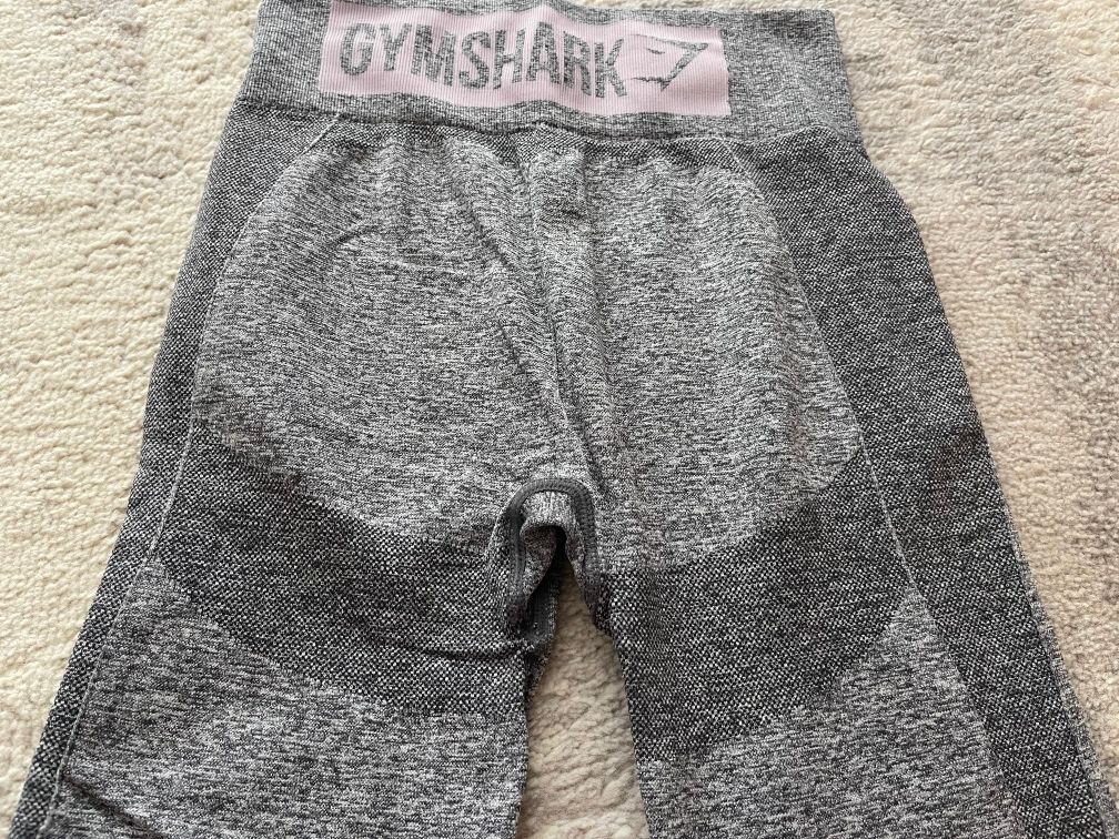 Colanti Gymshark dama marimea S model High Waisted Flex gri-violet