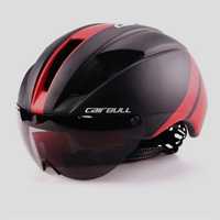 Вело шлем новый с визором